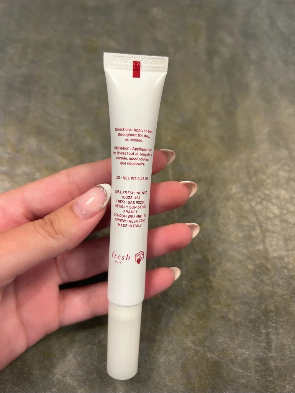 Fresh sugar melt lip cream flavored buttery lip balm - Blood Orange Zest